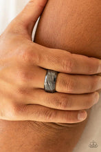 Load image into Gallery viewer, Paparazzi Sideswiped Men&#39;s Black Ring
