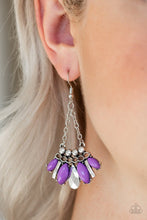 Load image into Gallery viewer, Paparazzi Terra Tribe Earrings - Purple or Green
