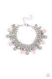 Load image into Gallery viewer, Paparazzi The Party Planner Pink and Silver Clasp Bracelet
