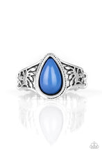 Load image into Gallery viewer, The Zion of Intentions Blue Marquise Ring
