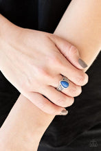 Load image into Gallery viewer, The Zion of Intentions Blue Marquise Ring
