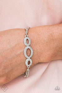 Timeless Metropolitan White Rhinestone Clasp Bracelet