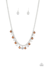 Load image into Gallery viewer, Paparazzi - Treasure Tour - Short Brown Cat&#39;s Eye Necklace
